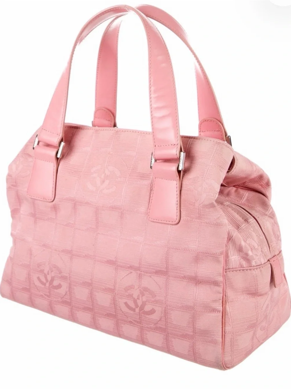 Authentic Vintage Chanel Travel Ligne Bag